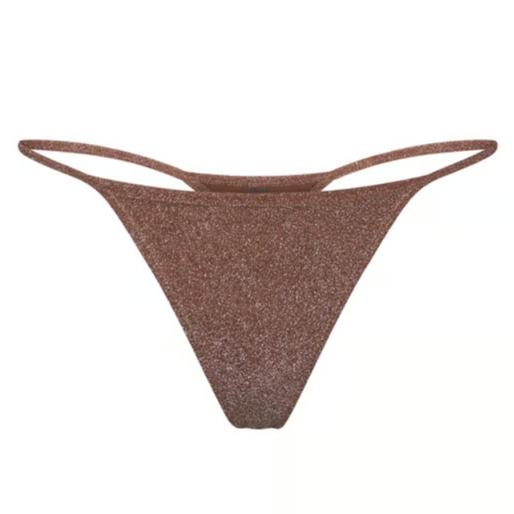 SKIMS SWIM GLITTER SWIM STRING THONG